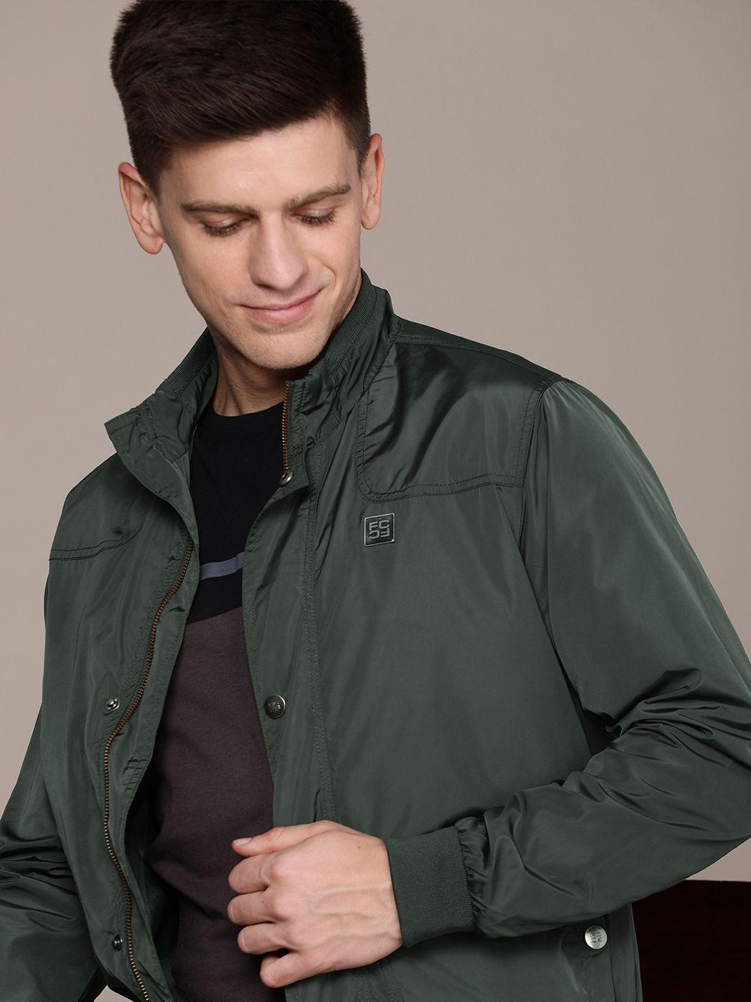 french connection solid bomber jacket