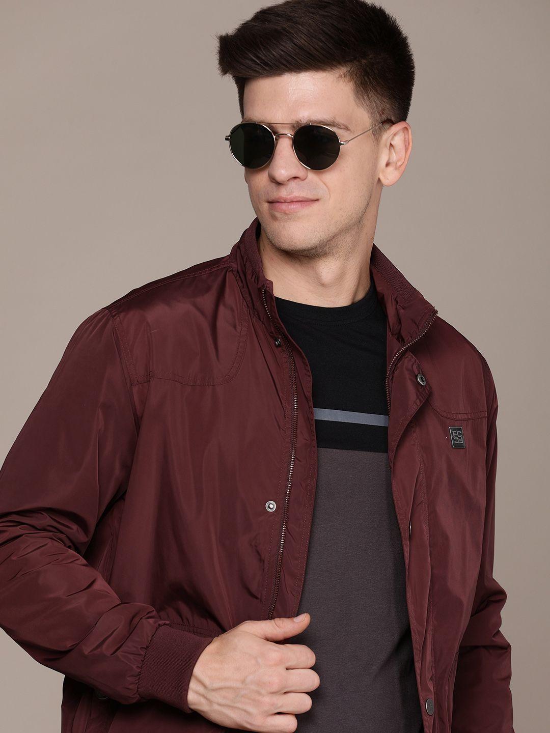 french connection solid bomber jacket
