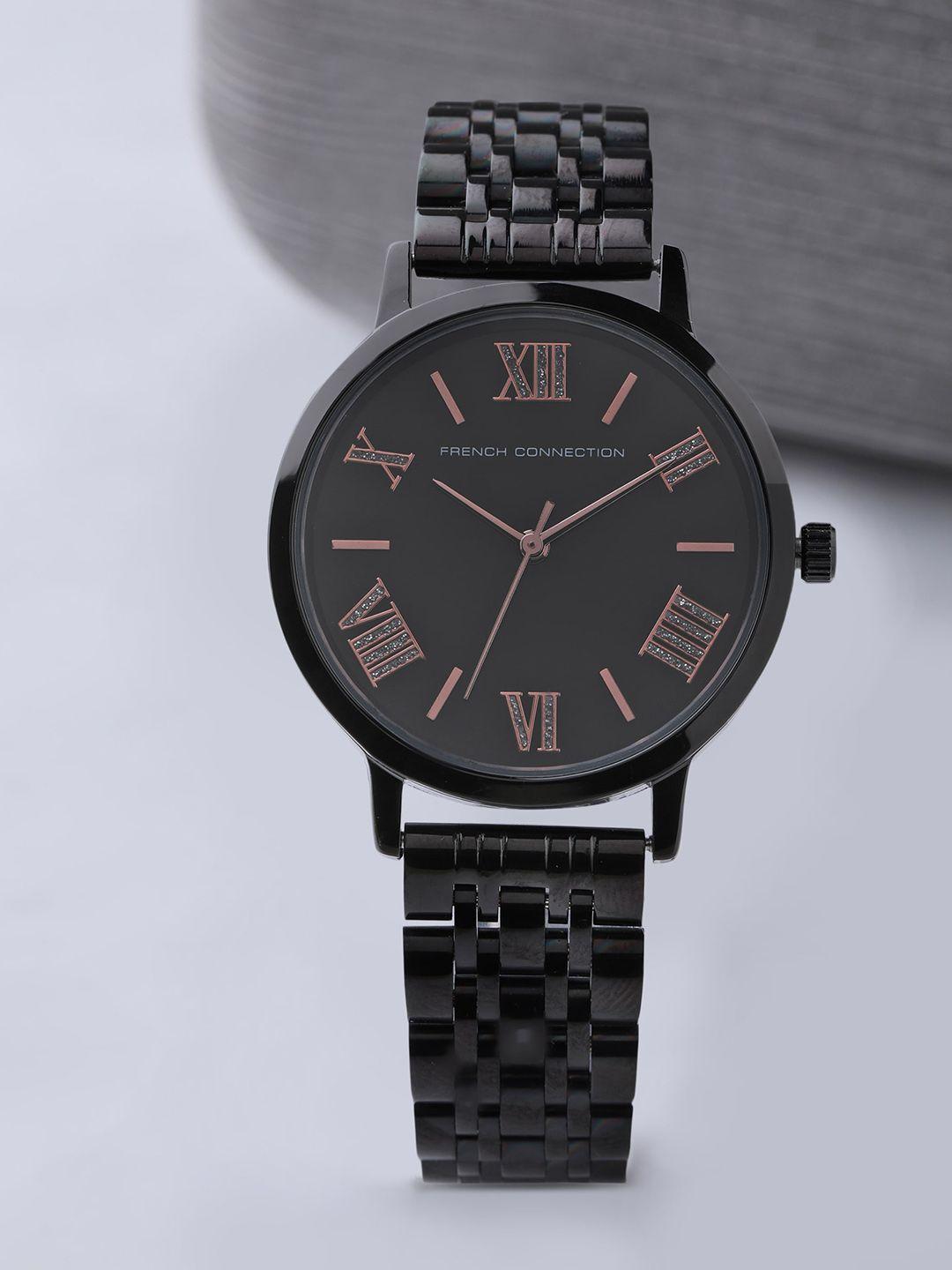 french connection women bracelet style straps analogue watch fcn00067j