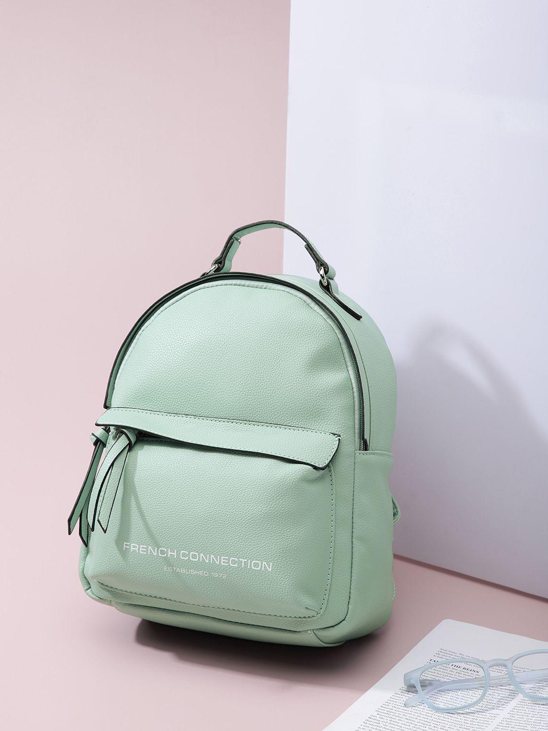 french connection women solid backpack