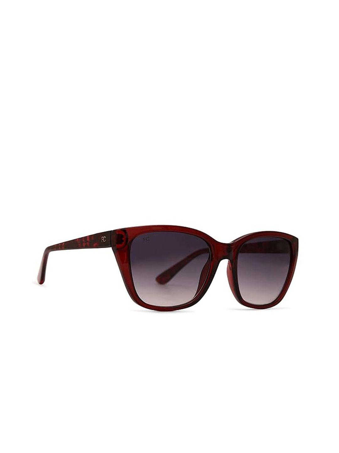 french connection women square sunglasses with uv protected lens