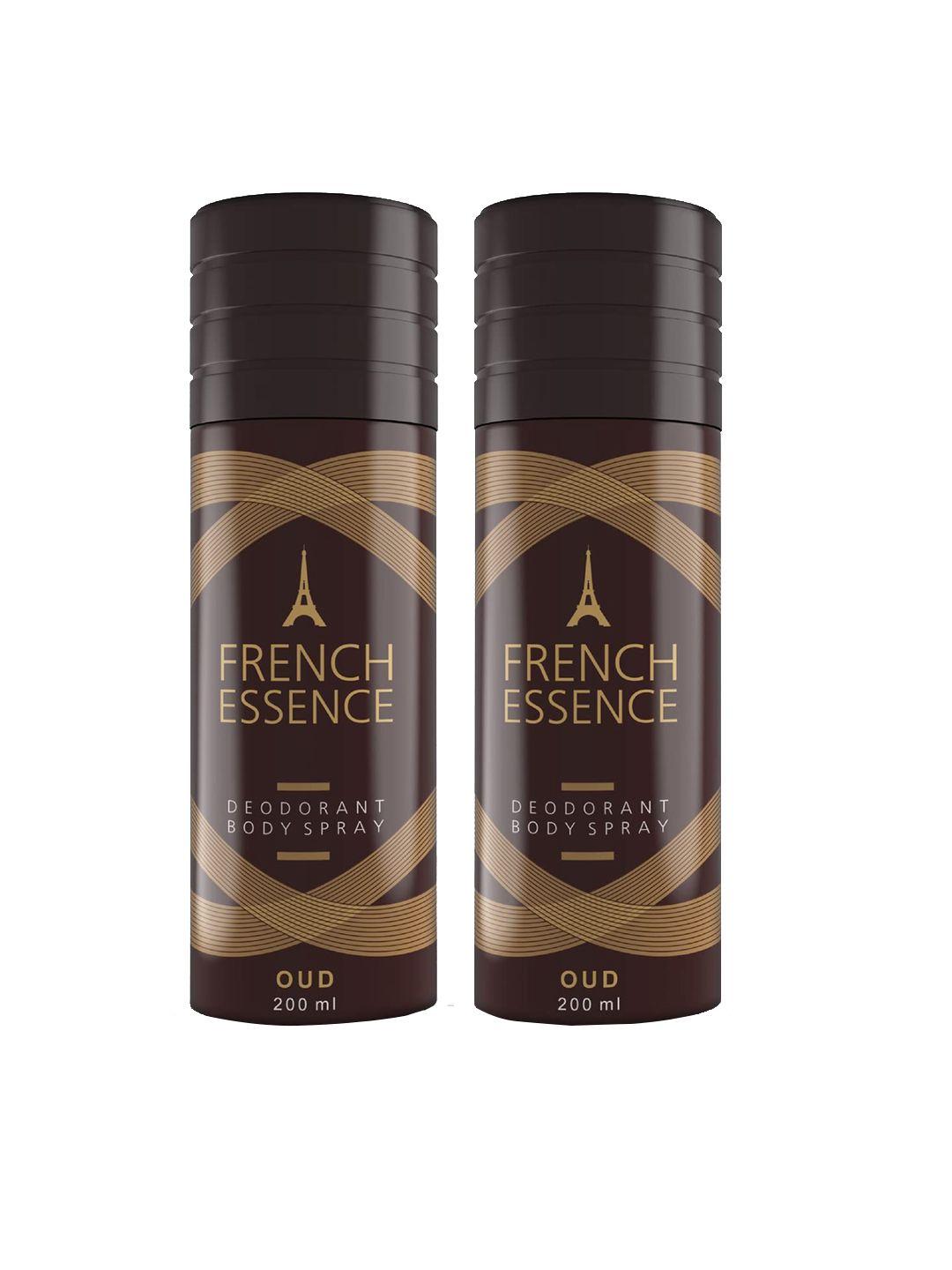 french essence set of 2 oud deodorant body spray 200 ml each