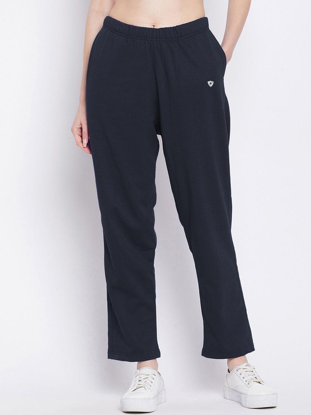 french flexious women mid-rise track pants