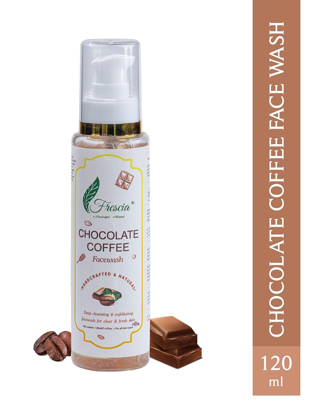 frescia natural chocolate coffee face wash for deep cleansing - 120ml