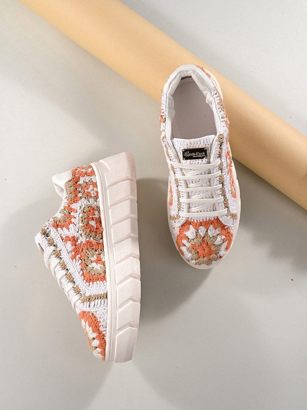 fresh 1947 feet women lightweight printed sneakers