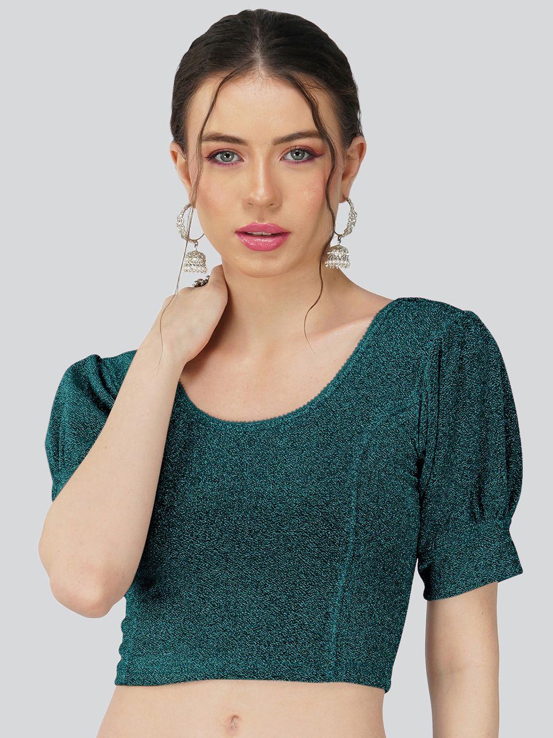 fressia fabrics self design saree blouse