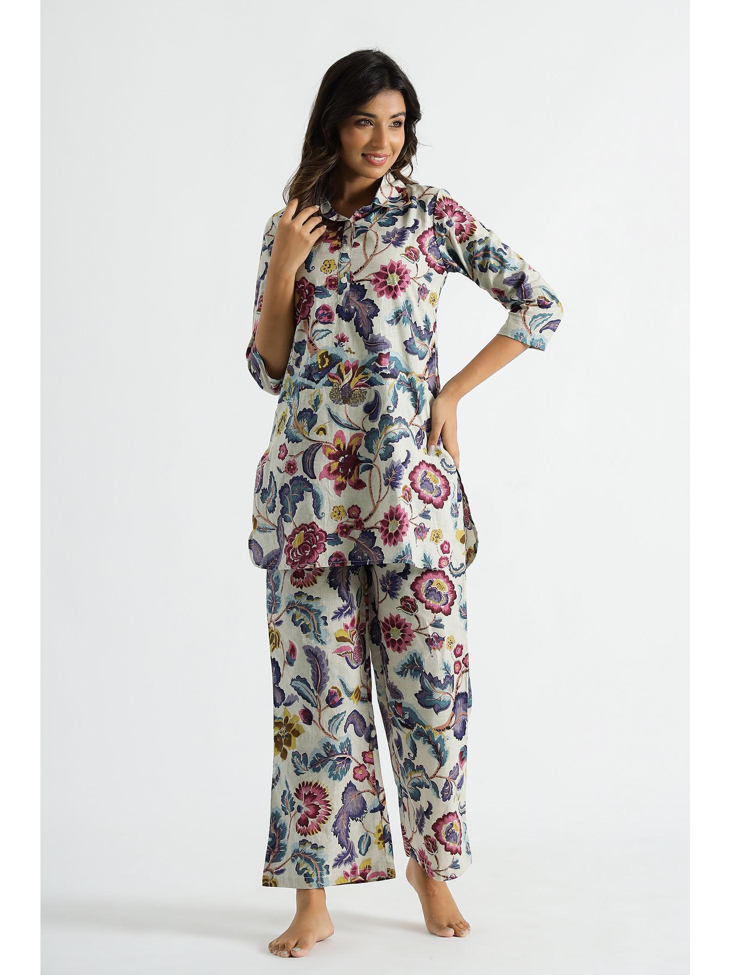 freya floral printed co-ord (set of 2)