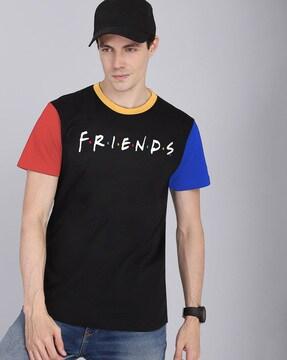 friends printed crew-neck t-shirt