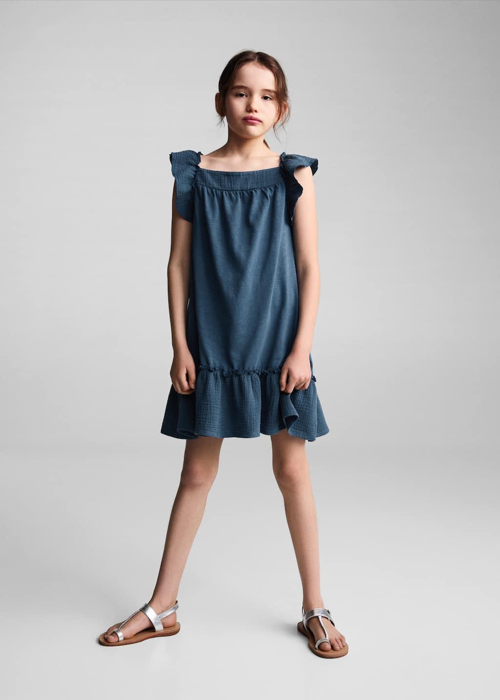 frill cotton dress