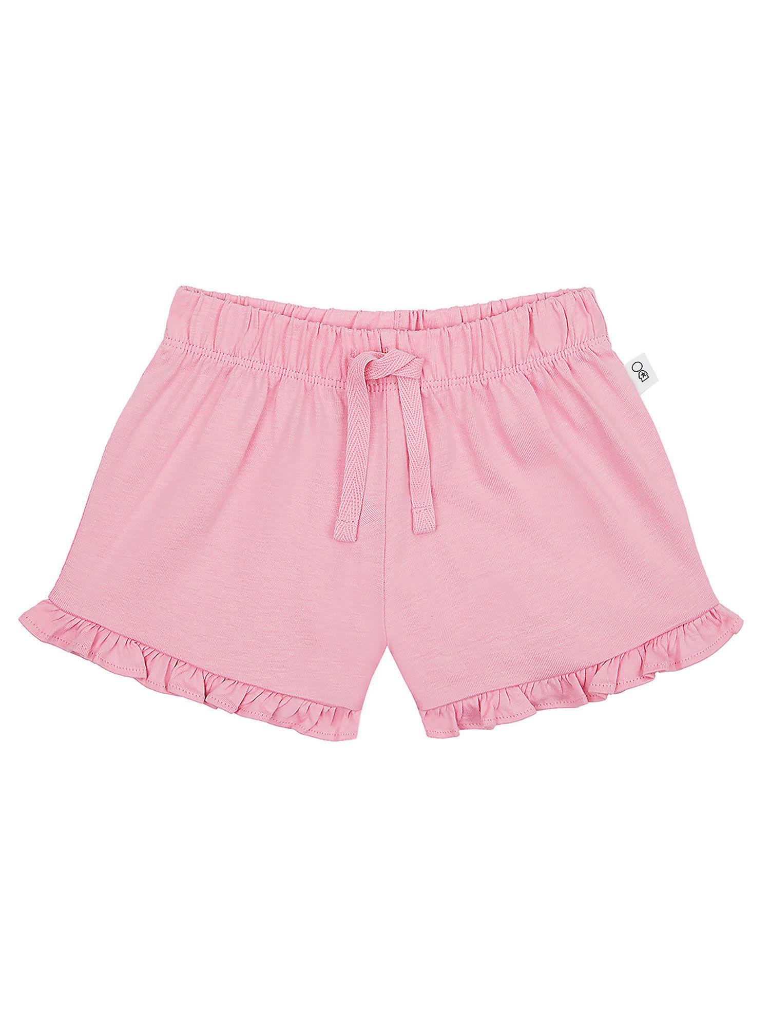 frill hem shorts