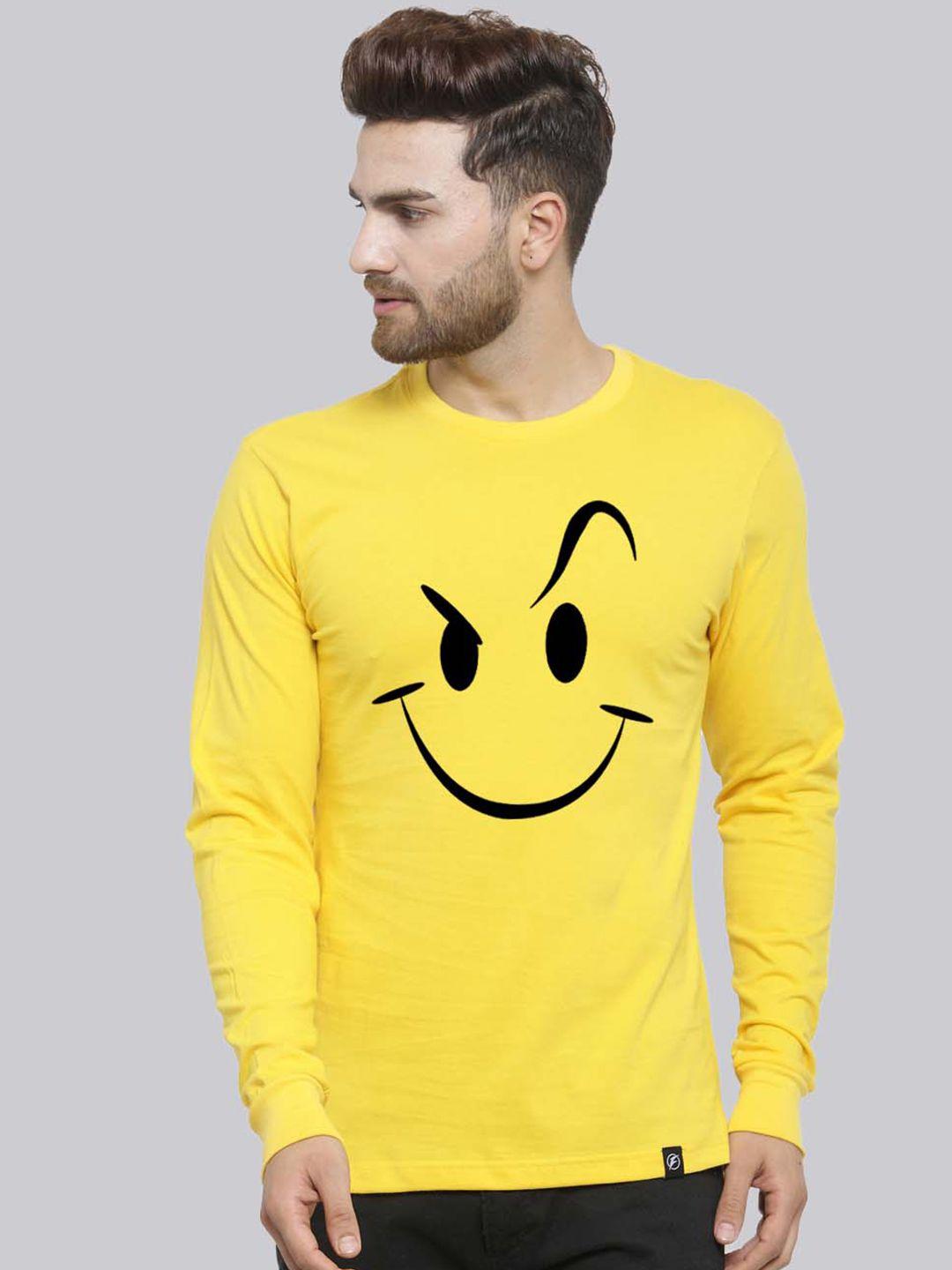 friskers graphic printed round neck slim fit cotton t-shirt