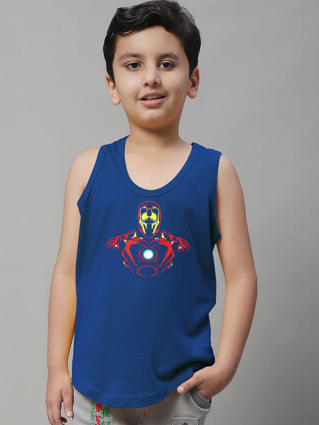 friskers boys graphic printed pure cotton innerwear vests