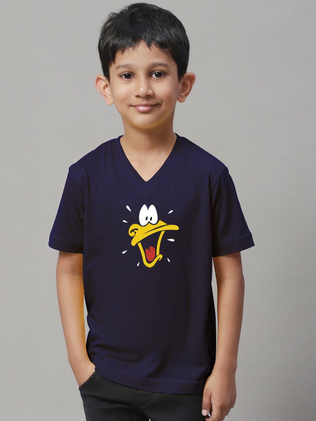 friskers boys graphic printed slim fit pure cotton t-shirt