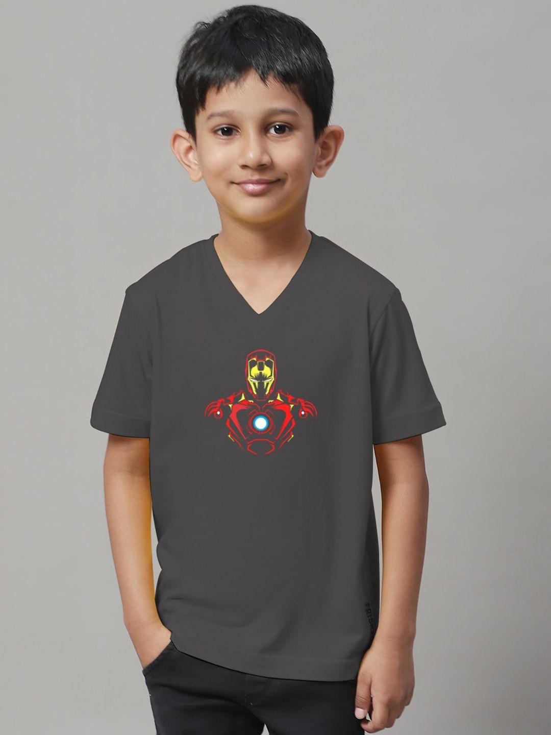 friskers boys graphic printed slim fit pure cotton t-shirt