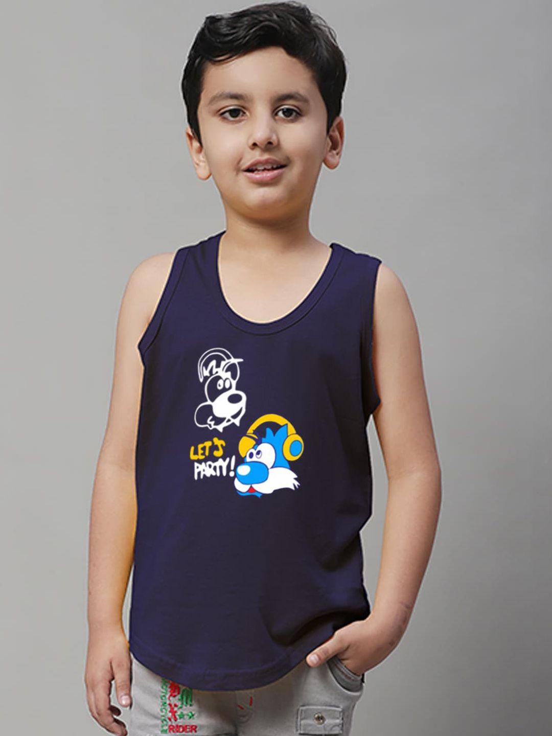 friskers boys printed innerwear vests clkdc446-17-2-3y