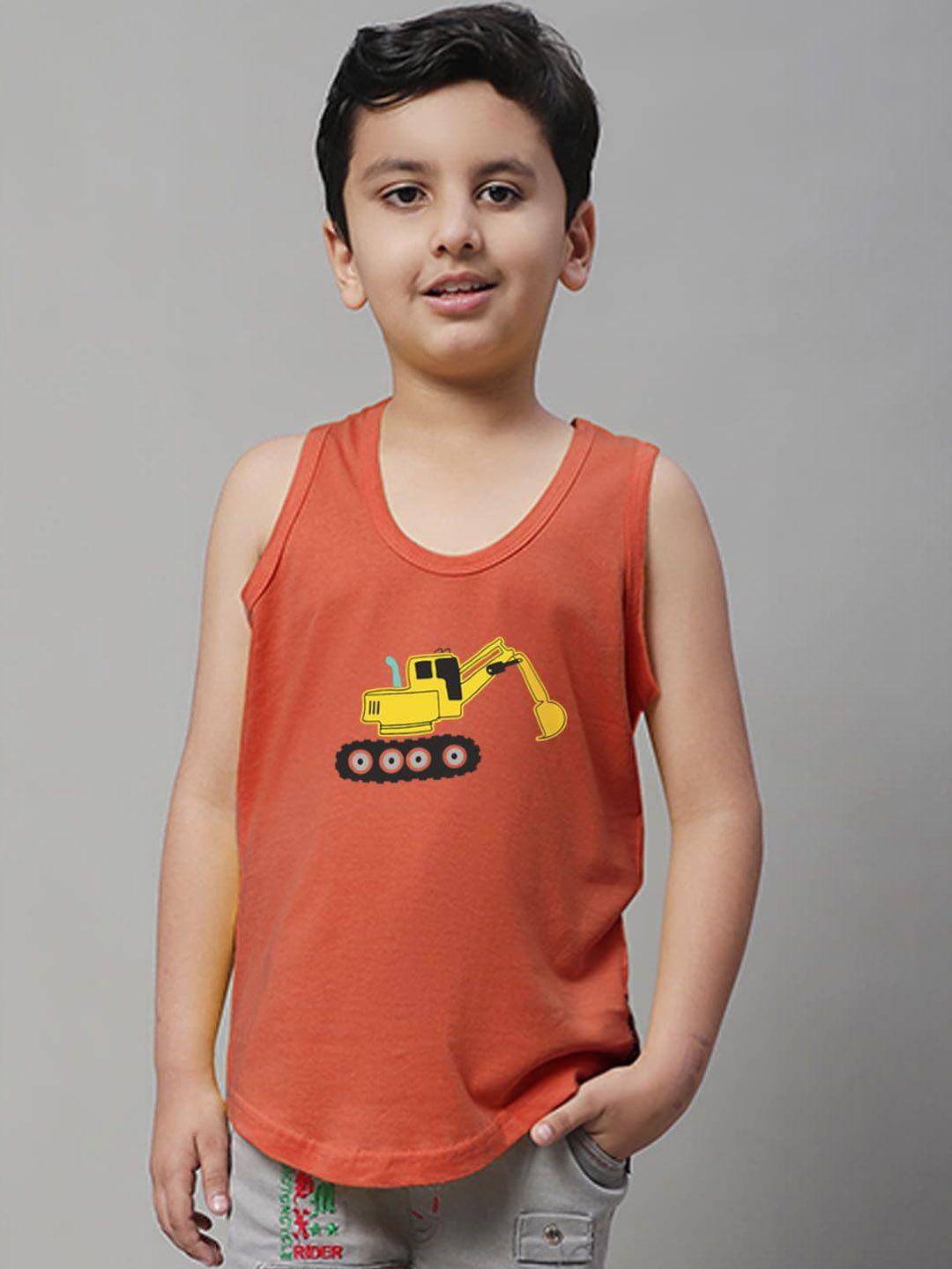 friskers boys printed innerwear vests clkdc448-43-2-3y