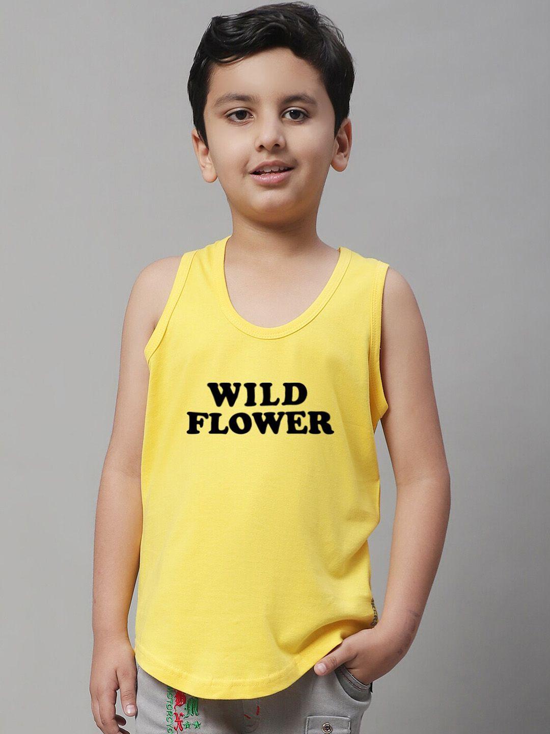 friskers boys printed pure cotton innerwear vest