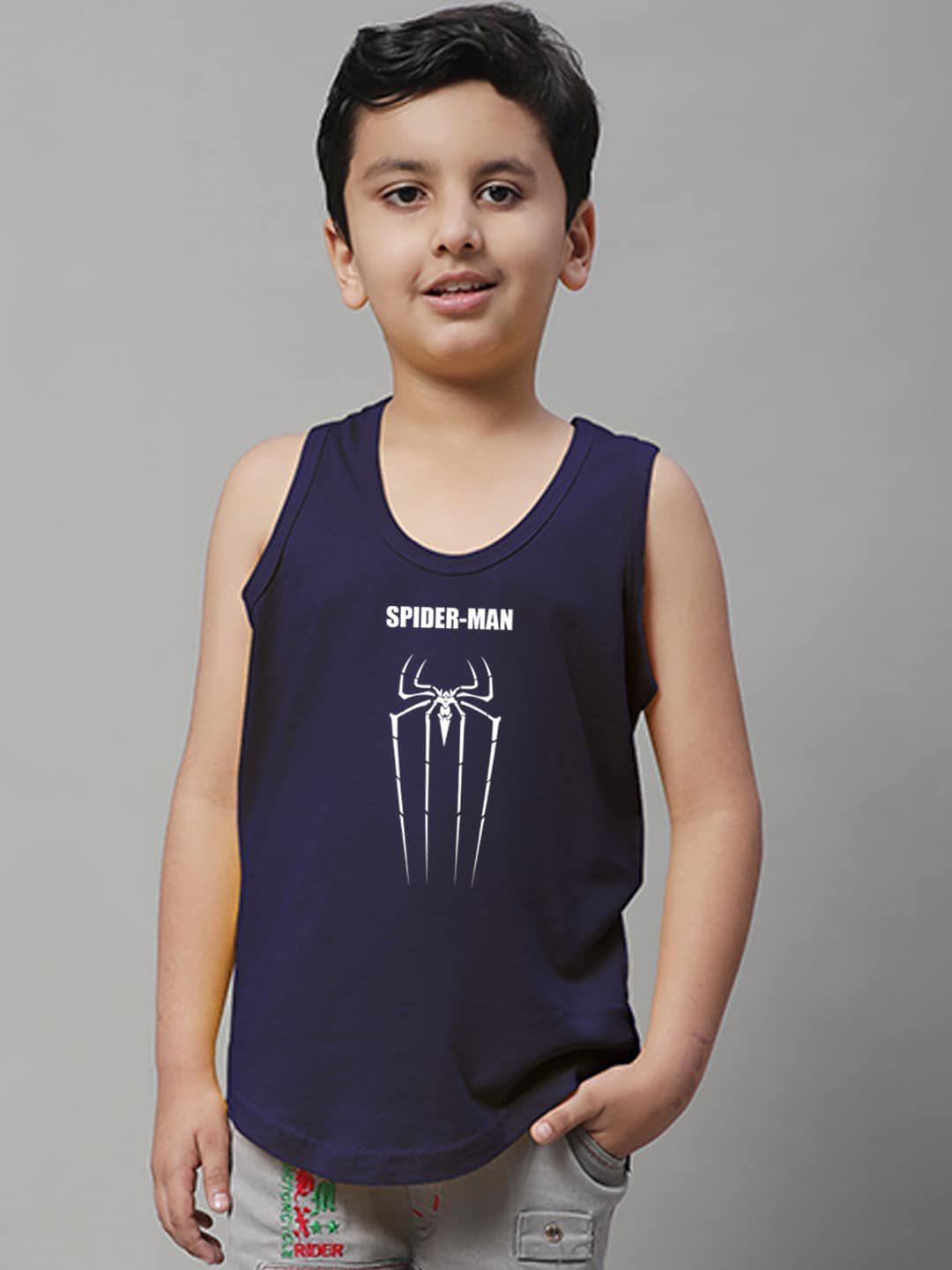 friskers boys printed pure cotton innerwear vests