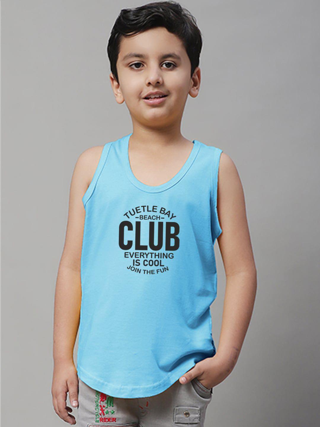 friskers boys typography printed pure cotton innerwear vests