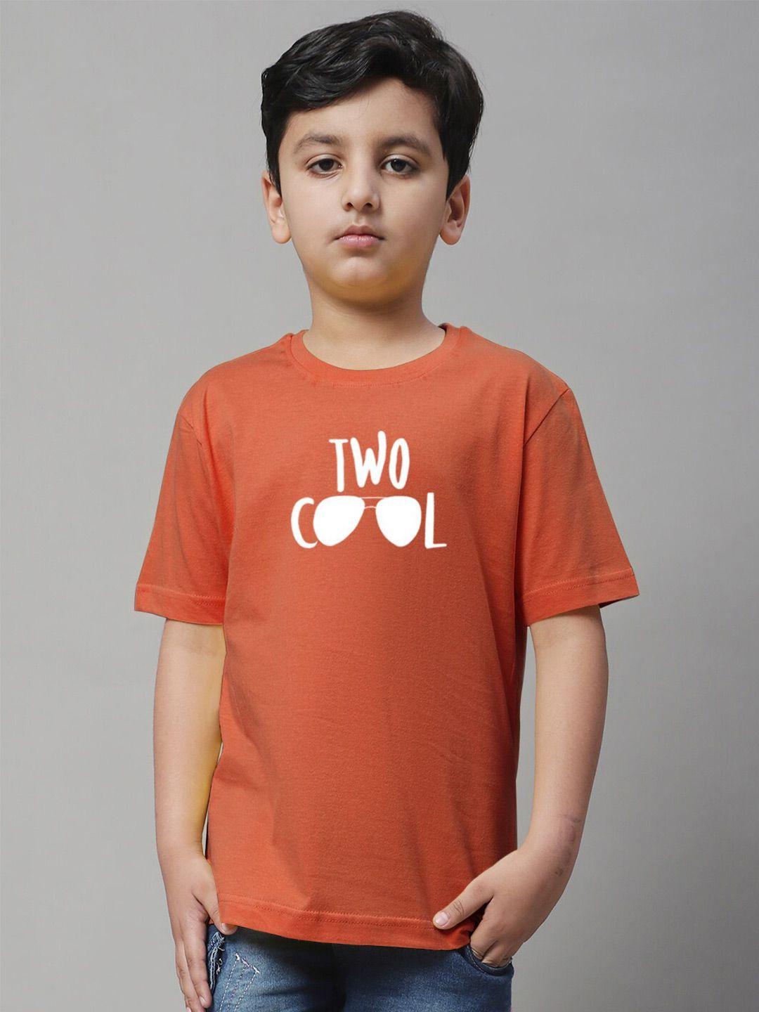 friskers boys typography printed t-shirt