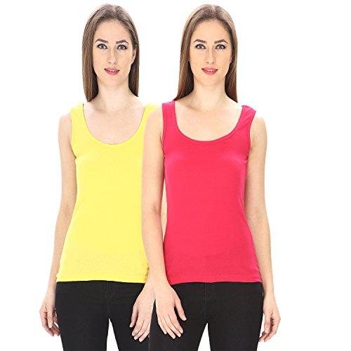 friskers cotton rib racerback women tank top pack of 2