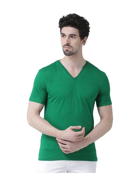 friskers green cotton short sleeves t-shirt