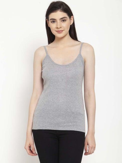 friskers grey textured camisole