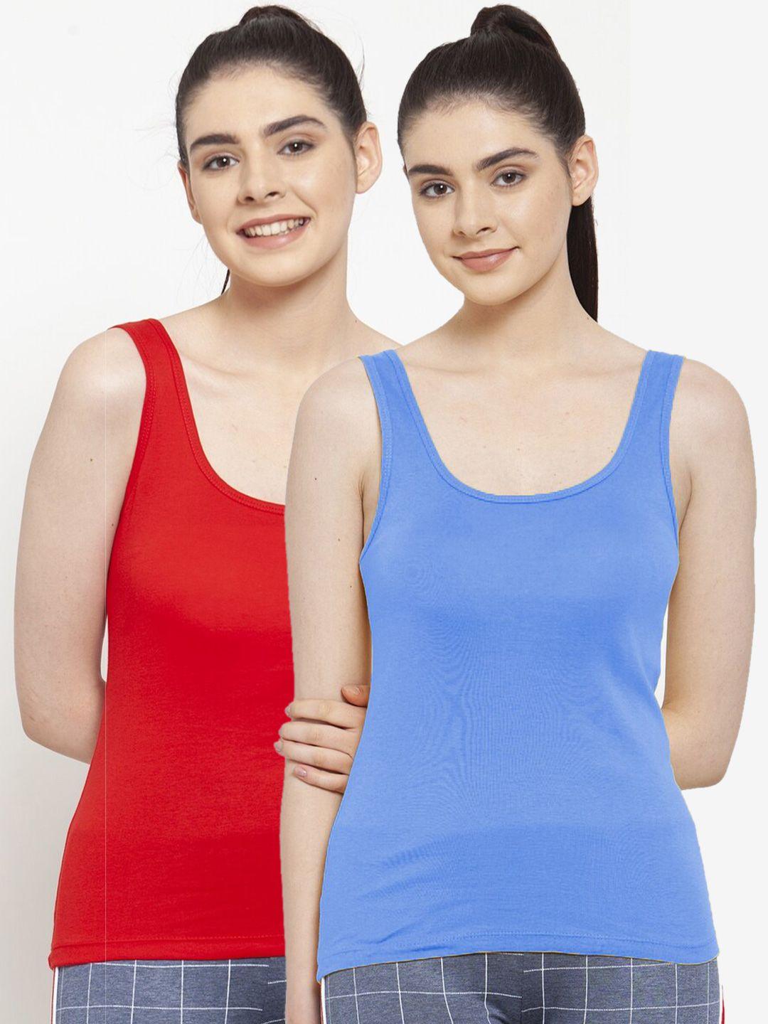 friskers multicoloured pack of 3 casual tank top