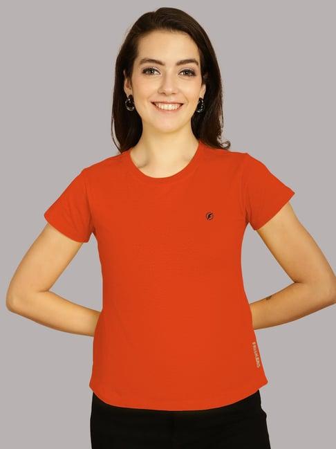 friskers orange cotton t-shirt