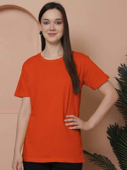 friskers orange cotton t-shirt