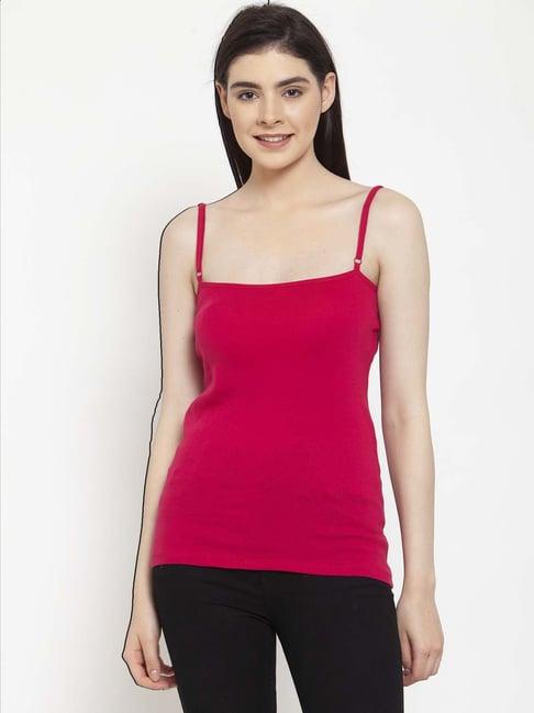 friskers pink cotton camisole