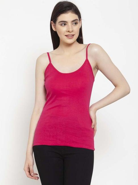 friskers pink cotton camisole