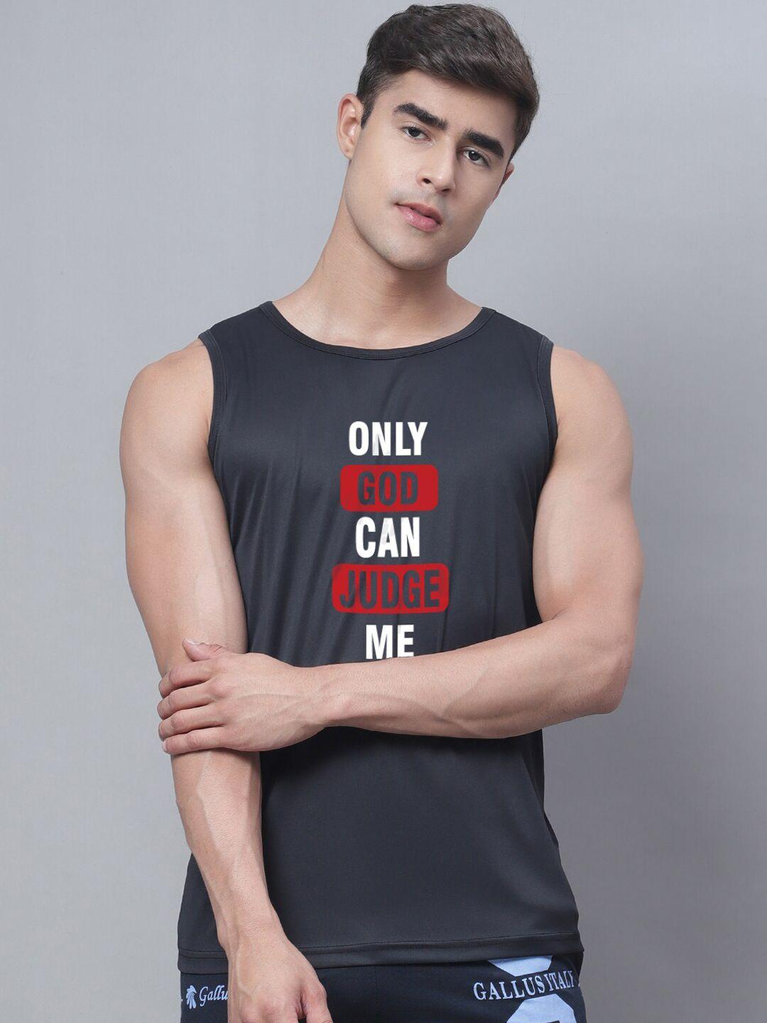 friskers printed dry fit gym vest