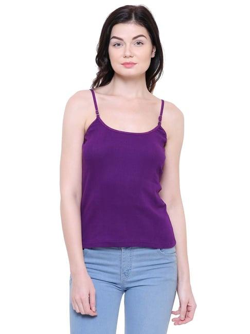 friskers purple cotton camisole