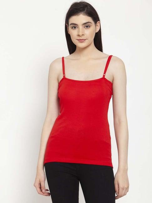 friskers red cotton camisole