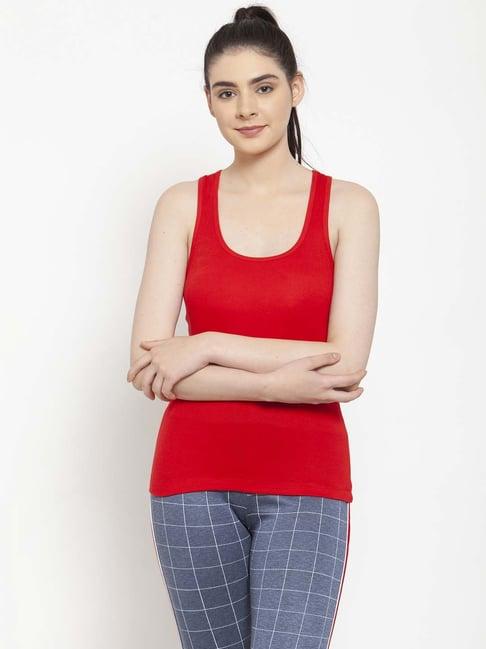 friskers red cotton camisole