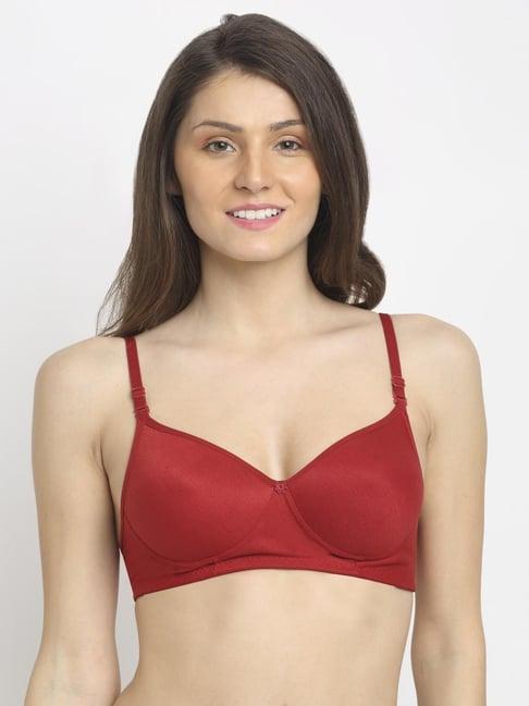 friskers red padded bra