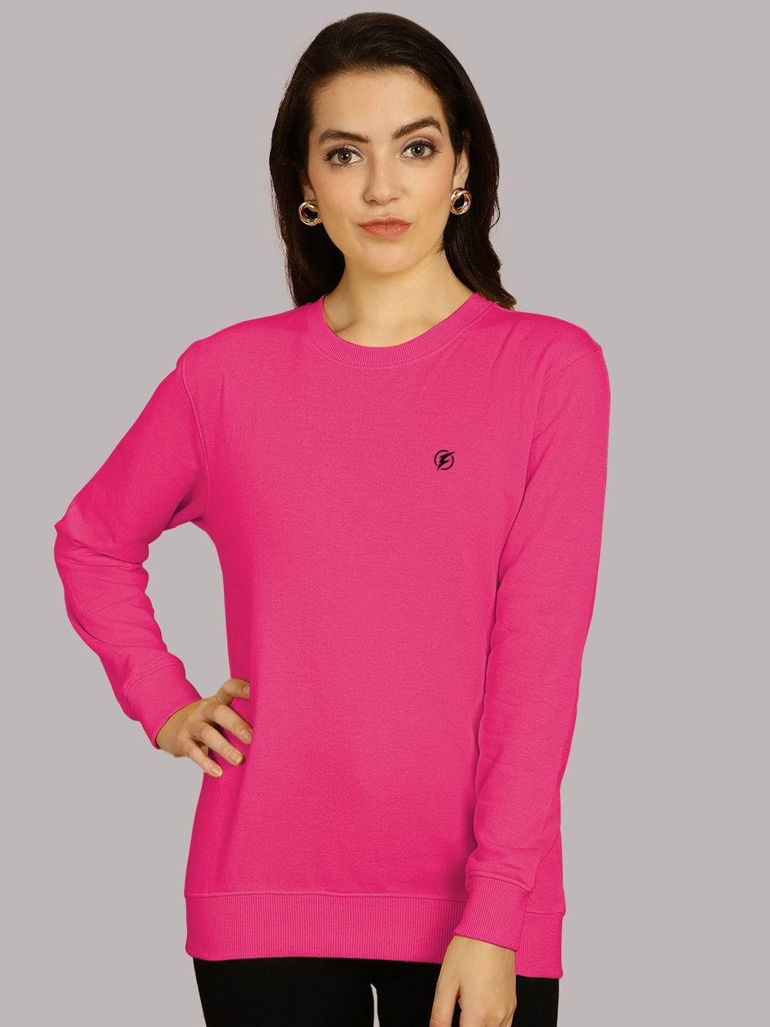 friskers round neck cotton fleece pullover