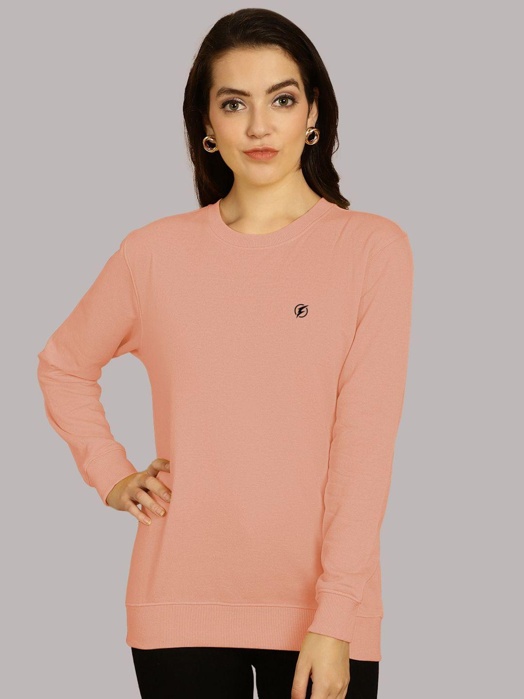 friskers round neck cotton fleece pullover