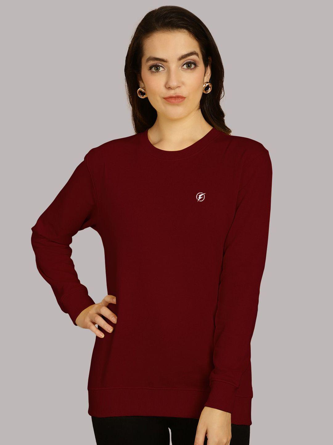 friskers round neck cotton fleece pullover