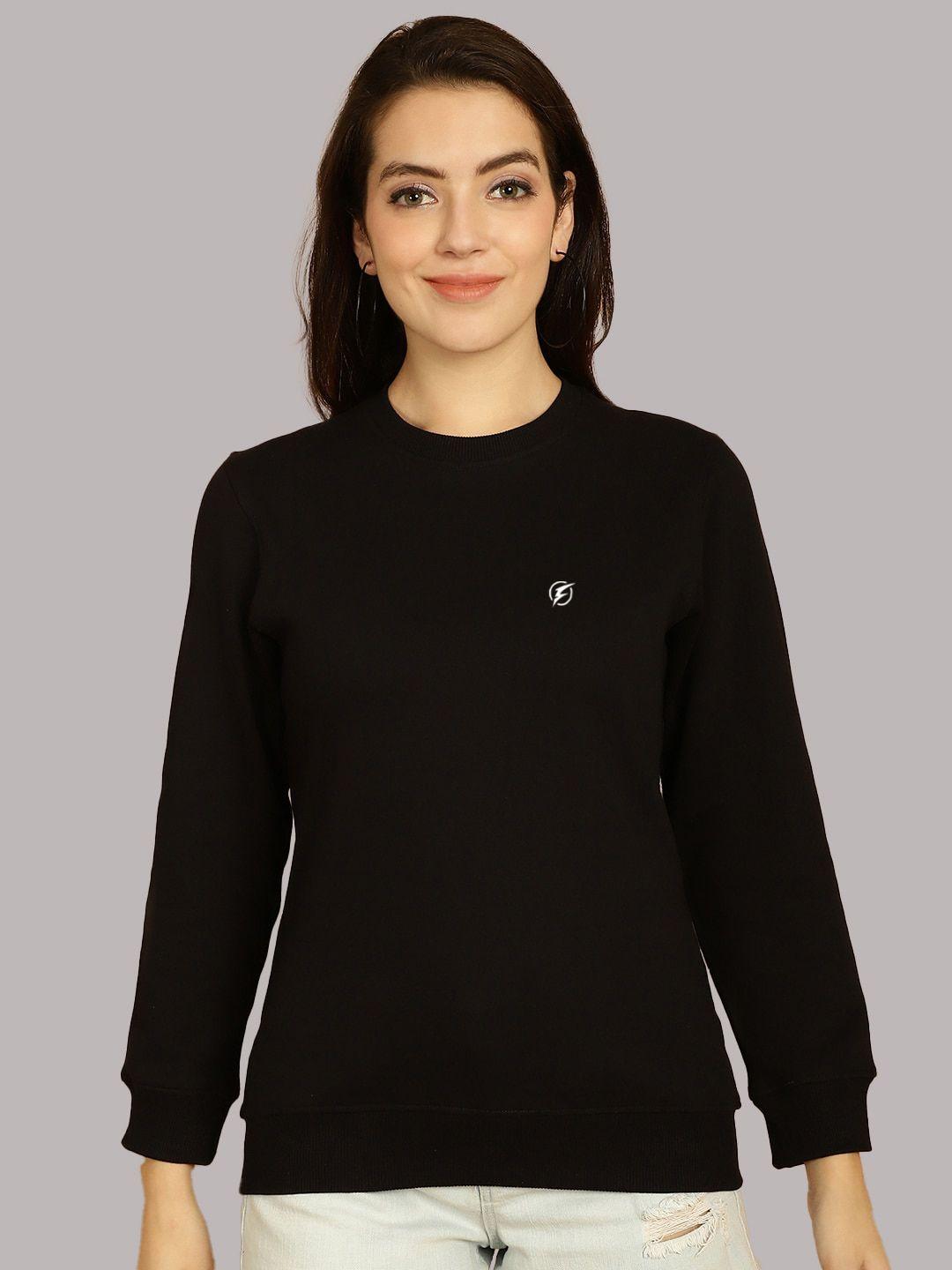 friskers round neck cotton fleece pullover