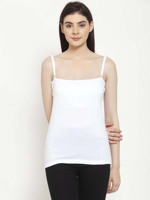 friskers white cotton camisole