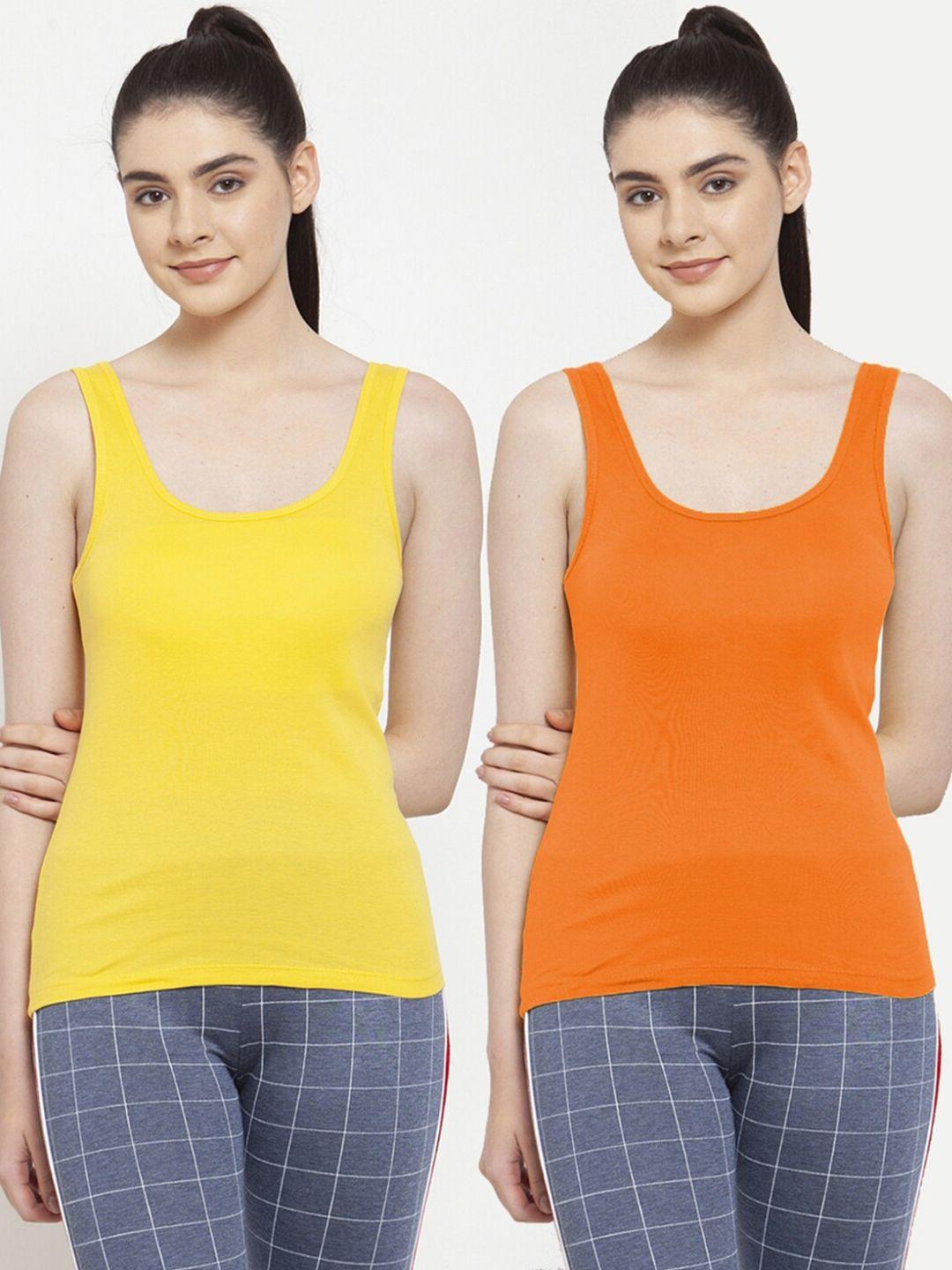 friskers yellow tank top