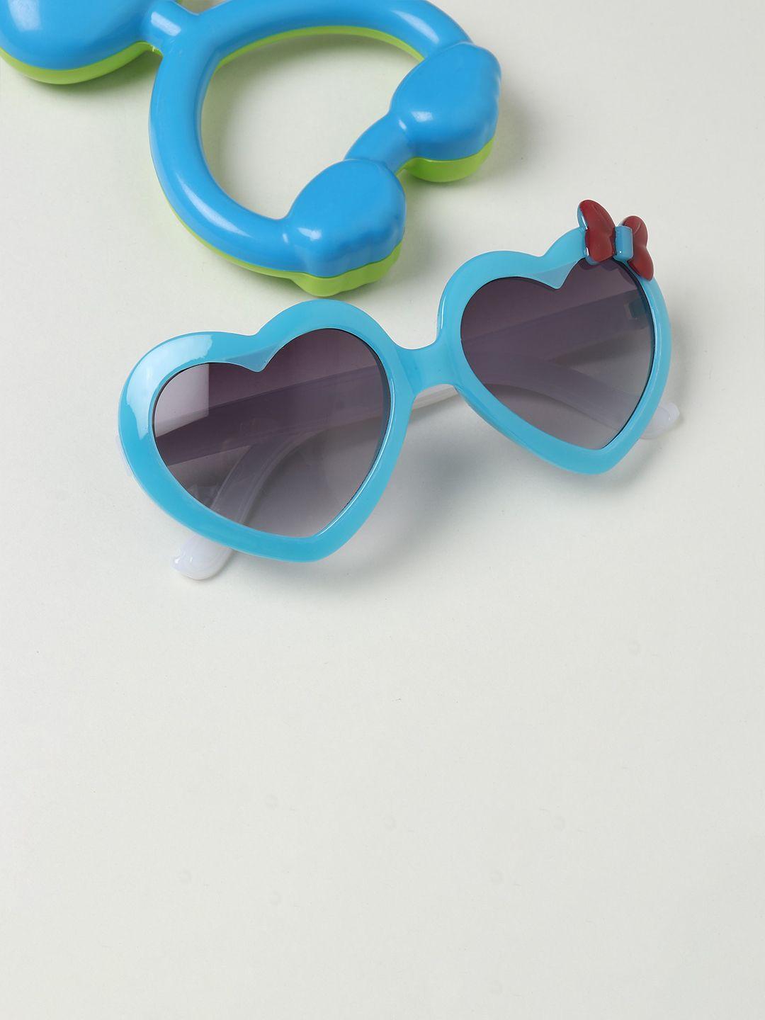 froggy girls grey lens & blue aviator sunglasses fg-2029
