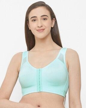 front closure non-padded bra