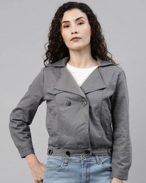 front open button closure jacket