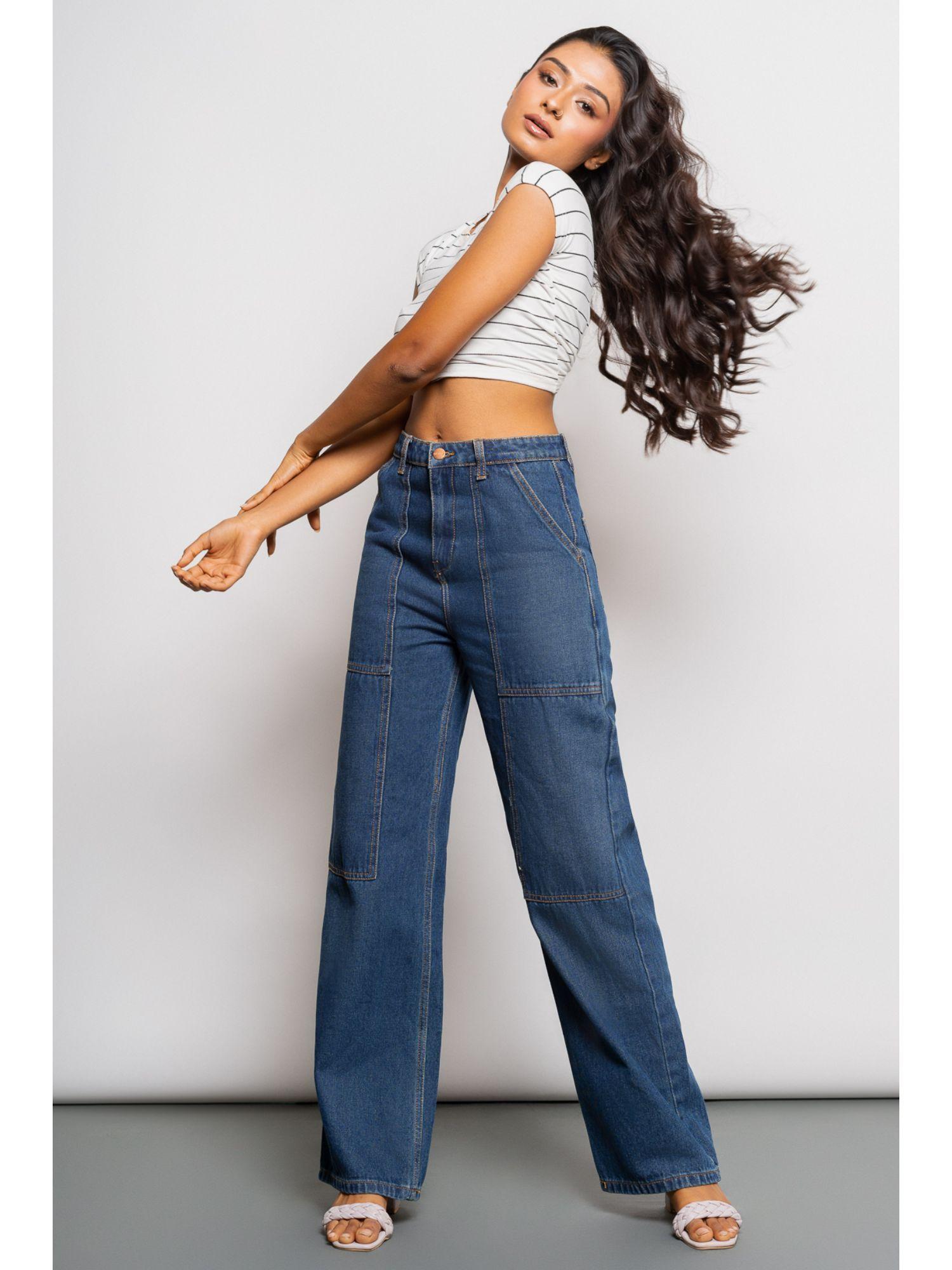 front seam straight jeans