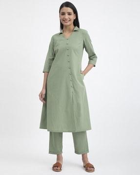 front-slit a-line kurta