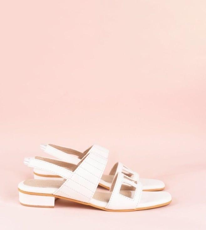 frou studio white bria sandals