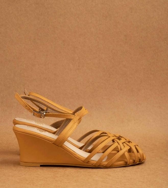 frou studio yellow esme sandals